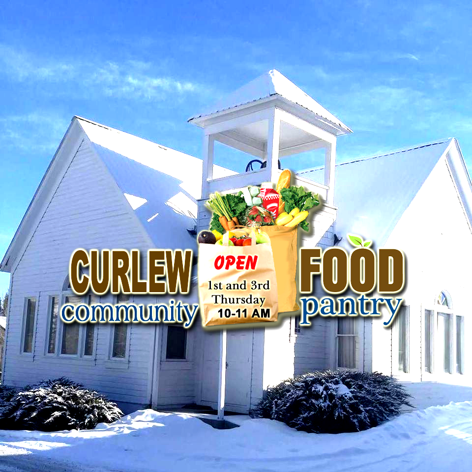 curlew food pantry in an old church building